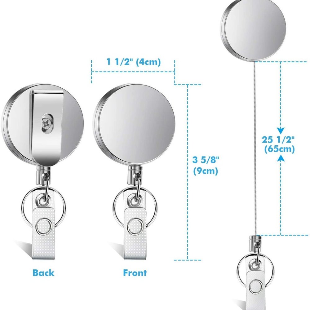Big E - BLING BADGE REELS ID HOLDER - Picture 4 of 7